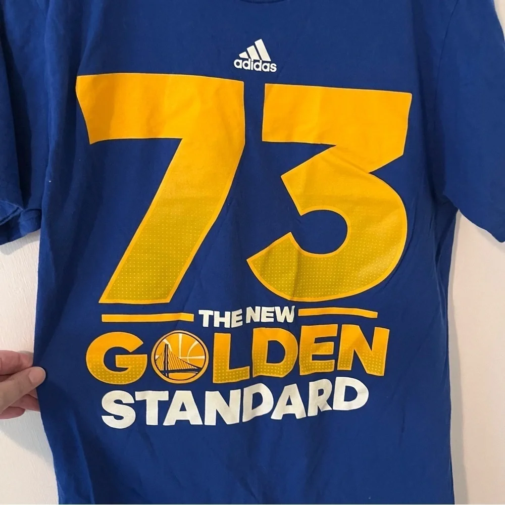 Golden State Warriors The New Golden Standard 73 Adidas Go To Tee Unisex Medium